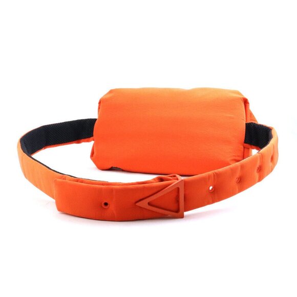 Auth BOTTEGAVENETA Body Bag Waist Bag Orange Nylon - e59855a - Picture 4 of 15
